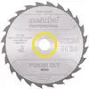 Metabo - Lame de scie circ. Pro 'Power Cut Wood' hw/ct 230x30, 24 wz 20°