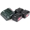 Pack énergie 18V sans fil METABO 3x5,2Ah + Chargeur - 685048000 TU