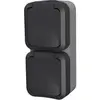 Quarx - Double prise Aqua Pro - Extérieure, verticale, IP55, 250V, 16A