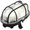 Müller-Licht Oval Luminaire pour pièces humides E27 noir