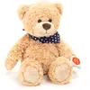 Ours en peluche teddy sable foulard 30 cm