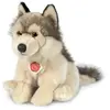 HERMANN® Teddy Peluche loup assis, 29 cm