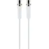 Schwaiger KDAK30 532 3m F F Blanc câble coaxial - Câbles coaxiaux (F, ...