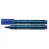 Schneider Maxx 133 Lot de 10 Marqueurs permanents rechargeables pour carton/papier/plastique/ Encre bleu