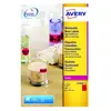 Avery L7263R - Rouge fluo - 38.1 x 99.1 mm 350 étiquette(s) (25 feuille(s) x 14) étiquettes