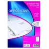 OFFICE STAR Lot de 3 Boites de 1200 étiquettes multi-usage blanches 97X42mm OS43659