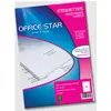 Office Star - Blanc - 105 x 35 mm 1600 étiquette(s) (100 feuille(s) x ...