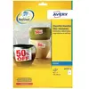 Avery j4775-10 étiquette auto-collante rectangle permanent blanc 10 pièce(s)
