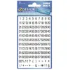 AVERY Zweckform ZDesign ZahlenSticker No.3721 (I/4/5)
