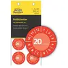 AVERY Zweckform Plaquette de contrôle, 20xx à inscrire,jaune