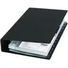 Sigel Classeur A Anneaux Pour Cartes De Visite, Noir, Mat,