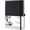 Carnet de notes - Sigel - Conceptum Pure - 180 x 240 mm - 194 pages - Couverture noire