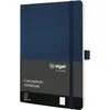 Sigel Conceptum Pure Cahier A5 97 feuilles - 194 pages papier chamois gradué couverture bleu nuit synthétique