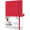 SIGEL CO325 Carnet de notes premium ligné, A5, couverture souple | Idéal comme journal intime, bullet journal, livre d'idées, cahier d'écriture | rouge - Conceptum