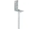 Support de poteau forme L Galvanisé GAH ALBERTS, 80x100x200x60 mm TU