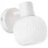 Spot salle de bain, nature, cristal blanc E14 max 20 W, BRILLIANT Lagu...