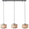 Brilliant Woodline Suspension, 3 sources lumineuses, 99810/09,