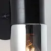 94556-01 Lampe Brilliant Spot Alia 1 ampoule noir-verre fumé noir 1x A60, E27, 40 W