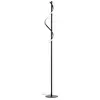 Brilliant Lampe sur pied LED Eunice, hauteur 150 cm, noir, métal