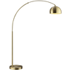 Lampadaire arc Manor laiton doré H.195cm IP20 E27 20W Brilliant
