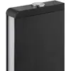 Brilliant Lampe à poser LED Arcus, noir/marron, hauteur 56 cm, métal/b...