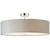 Brilliant Plafonnier textile Andria, 60 cm, gris clair