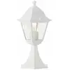 Brilliant Borne Extérieure Nissie Blanc - - Métal/Verre - Ip44 - 1Xe27 60W