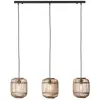 Lampe suspendue - BRILLIANT - Woodrow - Marron - Métal - 3 ampoules E27