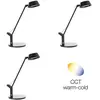 Brilliant Lampe de bureau LED Kaila, noire