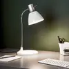 Brilliant Lampe de bureau - Blanc - E27 - 40W - Métal et plastique - Articulée