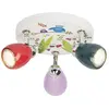 Brilliant Plafonnier LED à 3 lumières motif nature Birds