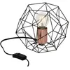 Brilliant SYNERGY-Lampe à poser Métal Hexagonale Ø22cm
