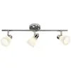 Brilliant Plafonnier à trois lampes Kensington avec IP44