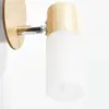 Brilliant Applique Spot A 1 Lumiere Babsan E14 40w Bois Clair Et Blanc