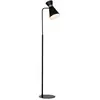 BRILLIANT Lampadaire métal Goldy - E27 1x25W - H 148,5 x L 25 x P 43 cm - Noir et or