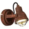 Spot mural - BRILLIANT - Bente - Marron - Industriel - 1 ampoule GU10
