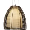 Lampe suspension - BRILLIANT - 61171-53 - Marron - 30 cm - Style Industriel - 60W