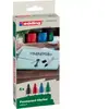 edding - 21 Marqueur-permanent, pointe ogive, kit de 4
