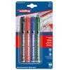 Edding Marqueur indélébile x4 assortis