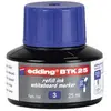edding - recharge d'encre BTK 25, bleu, contenu: 25 ml