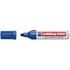 edding - marqueur permanent 550, pointe ogive, bleu