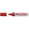 edding - marqueur permanent 550, pointe ogive, rouge