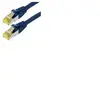 Helos 118076 helos câble patch Cat 6a bleu S/FTP 0,5m