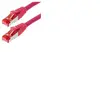 Helos Câble Patch Cat. 6 (S/FTP, PIMF) 0,5 m Magenta