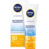 NIVEA Sun Crème solaire matifiante pour le visage SPF 50 (50 ml), crème solaire non grasse pour le visage, lait solaire instantané à texture légère