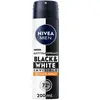 NIVEA Déodorant anti-transpirant anti-traces blanches 72 h - Black & White - Homme - 200 ml