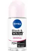 Nivea Déodorant bille anti-transpirant anti-traces blanches & jaunes 48h - Black & White - 50 ml