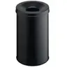 DURABLE Corbeille à papier SAFE ROND 65, 60 litres, noir 0,000000 Noir