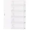 DURABLE répertoire plastique, A4, 5 divisions, transparent