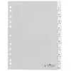DURABLE chemise à clip en plastique, A4, PP, en 12, gris